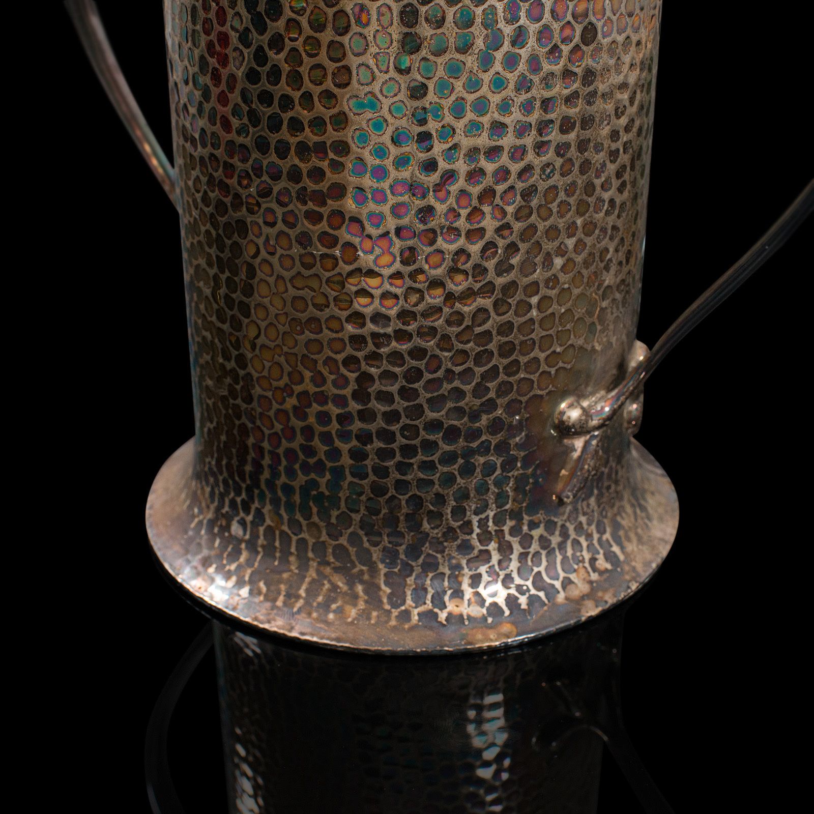 Antique Tankard, English, Silver Plate, Jug, Vase, Art Nouveau, Victorian, 1900 photo for sale