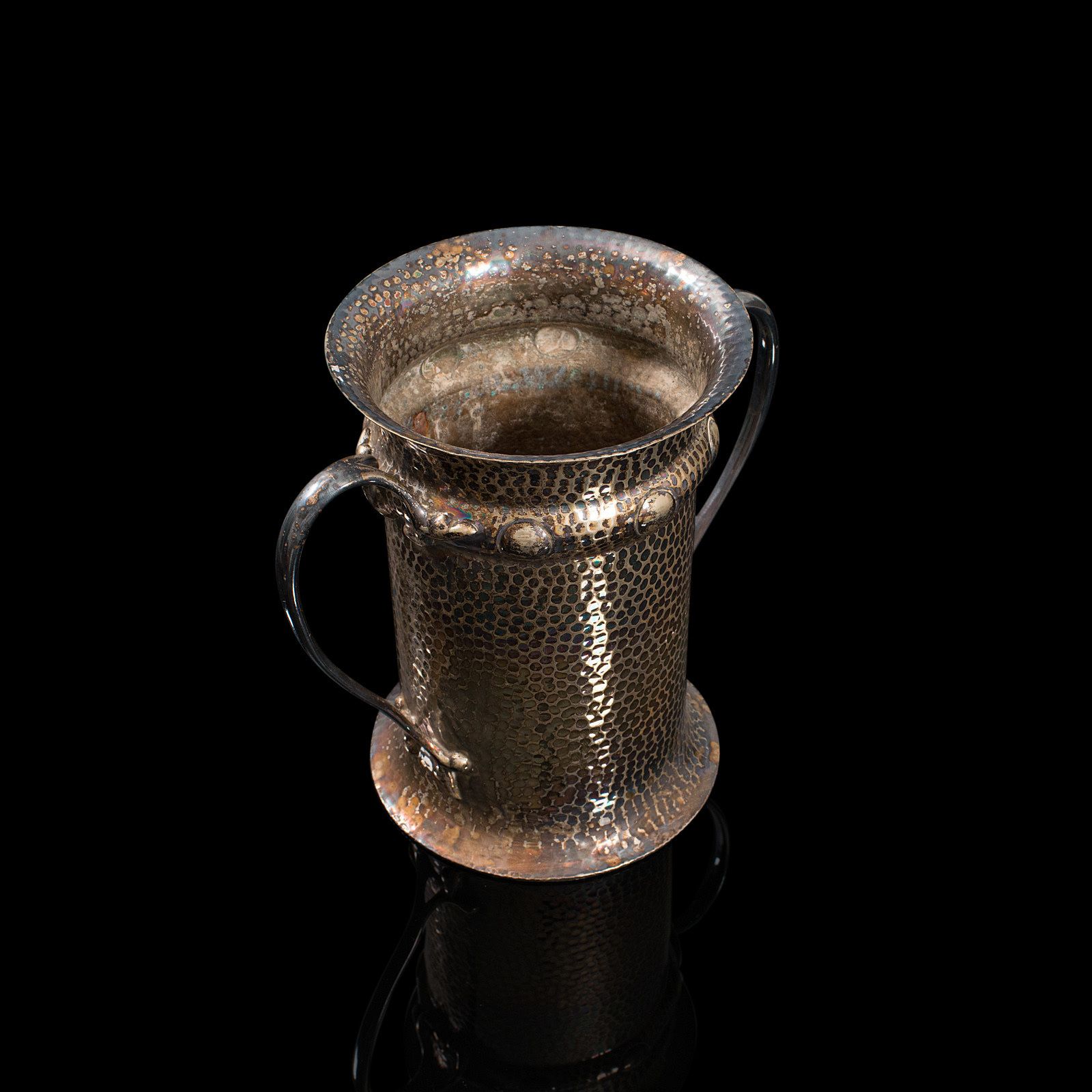 Antique Tankard, English, Silver Plate, Jug, Vase, Art Nouveau, Victorian, 1900 photo 875.0