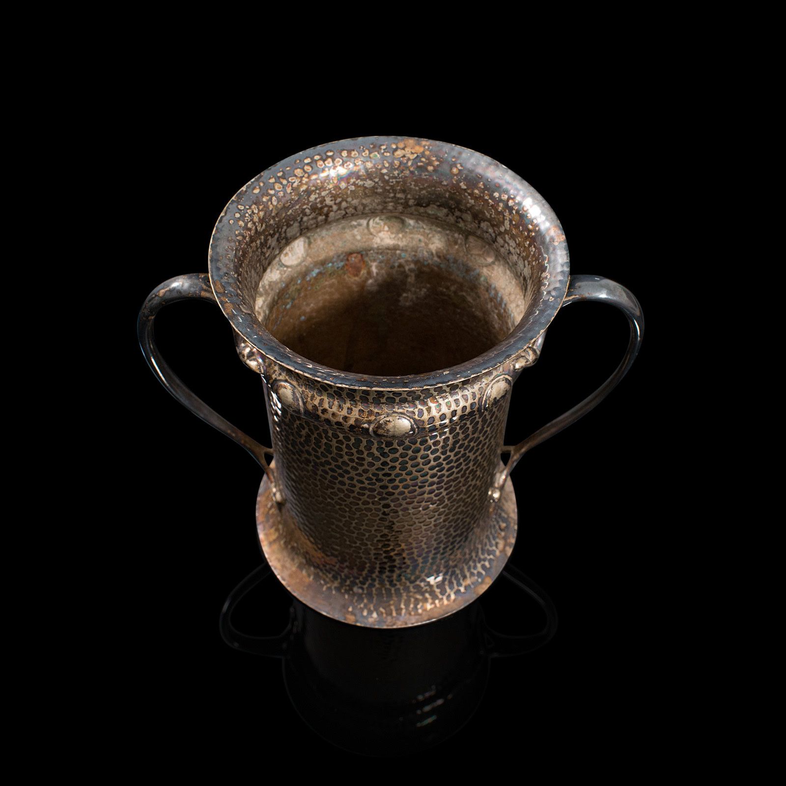 Antique Tankard, English, Silver Plate, Jug, Vase, Art Nouveau, Victorian, 1900 photo vinterior