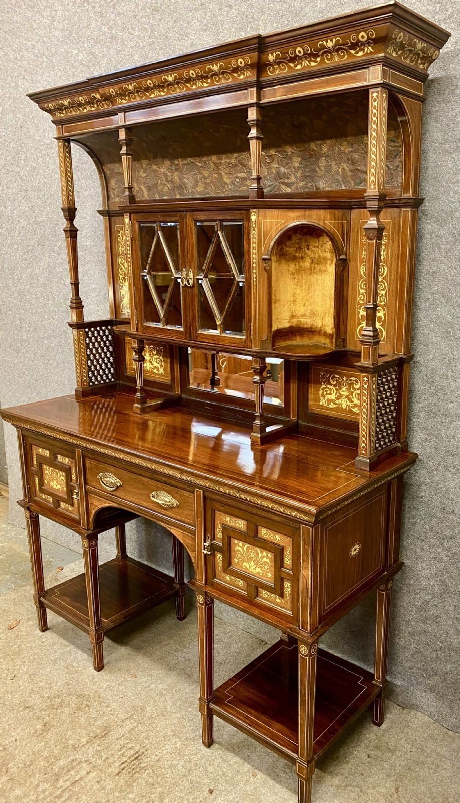 Superb James Plunckett Art Furniture Makers Side Cabinet photo for sale