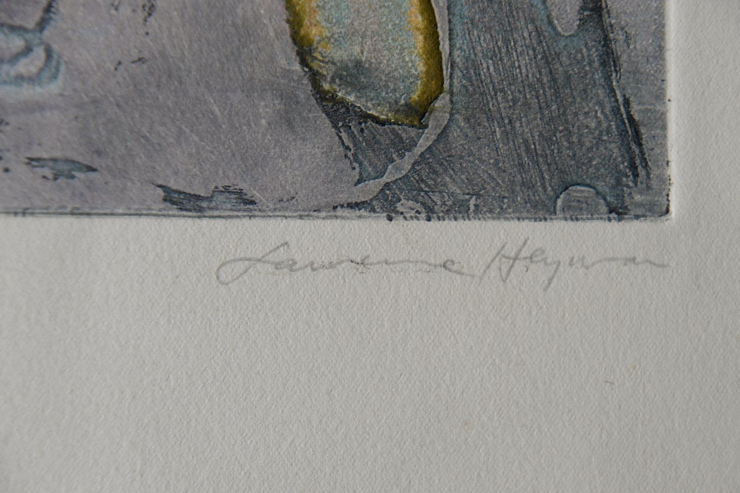 865.0 Lawrence Heyman, Fertilization Iiii From Atelier 17 Series, Etching On Arches Paper, 1960s photo