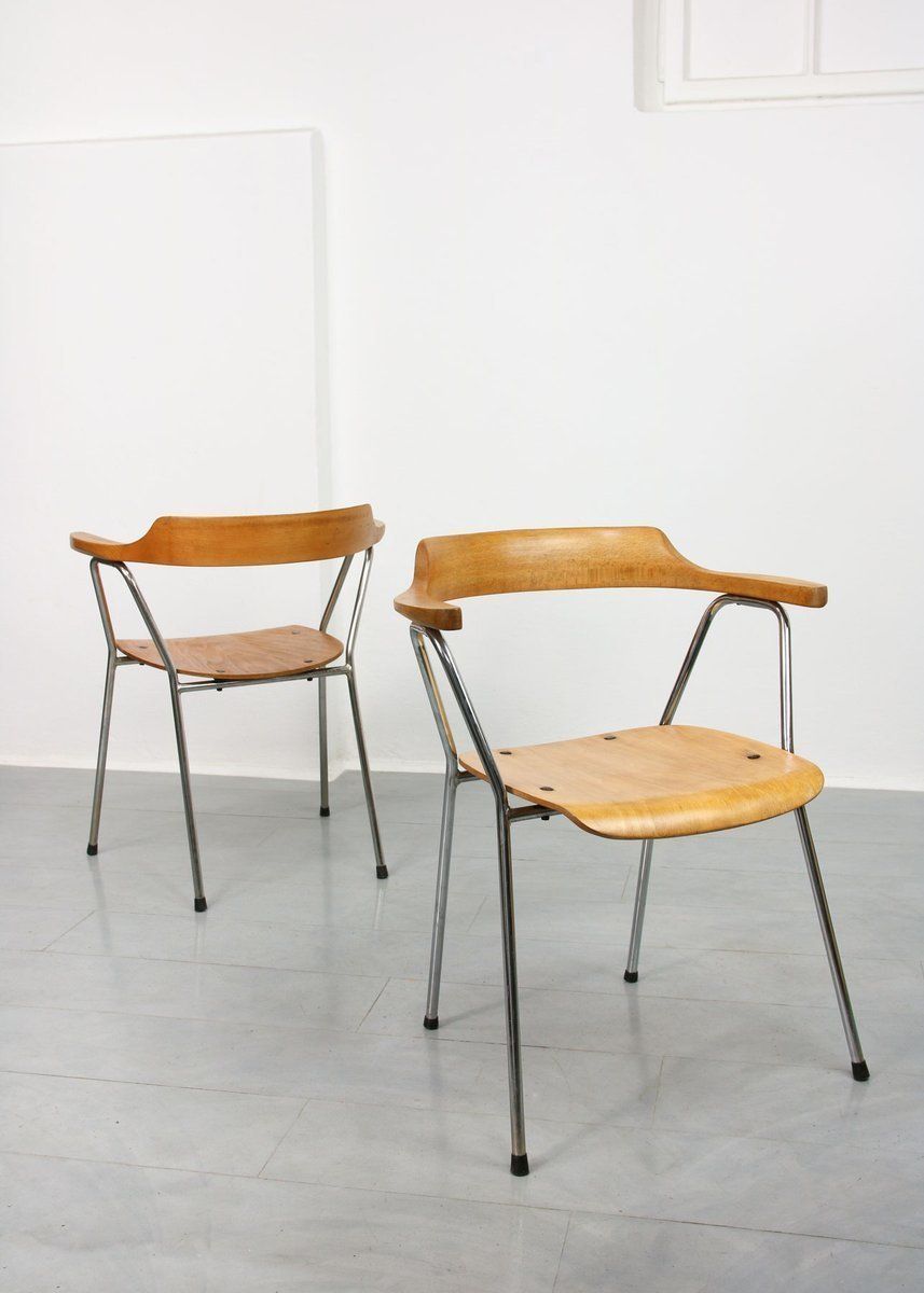 Mid Century 4455 Dining Chairs By Niko Kralj For Stol Kamnik, Set Of 2 photo furniture