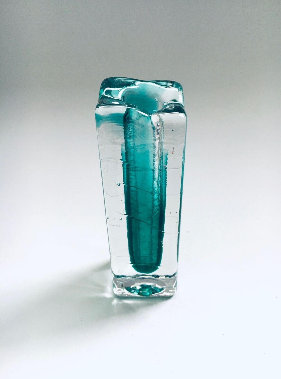 Mid Century Modern Glazen Solefiore Vaas Van Schott Zwiesel, Duitsland, Jaren 1960 photo 64.48