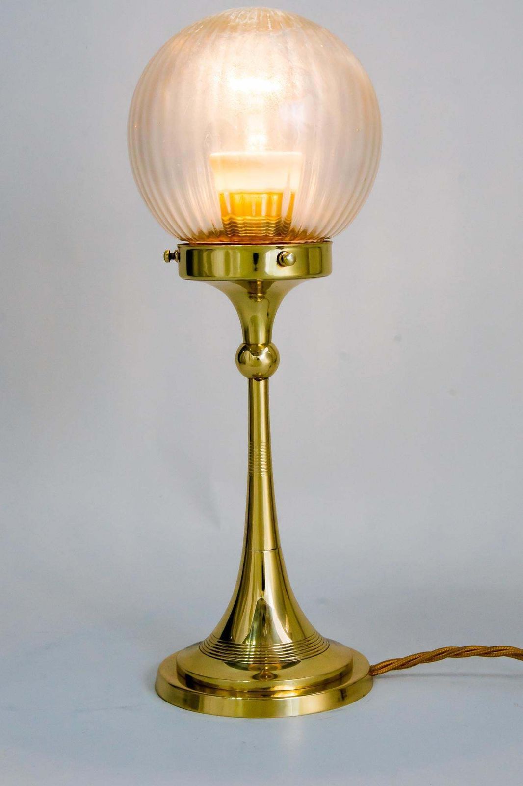 Art Deco Table Lamp Vienna Around 1920s With Original Shade photo vinterior