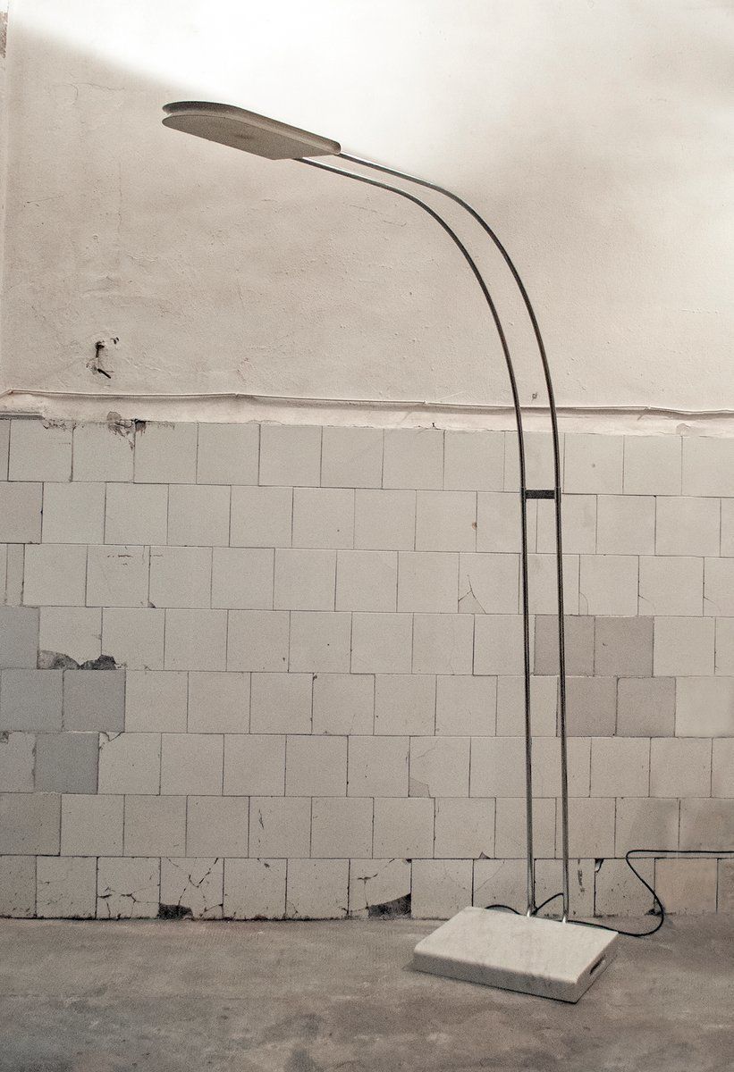 Italian Floor Lamp By Bruno Gecchelin For Sirrah, 1970s photo furniture