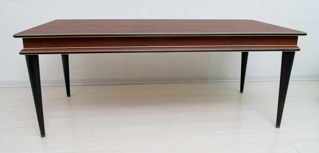 Umberto Mascagni For Harrods London Mid Century Modern Italian Dining Table, 50s photo furniture