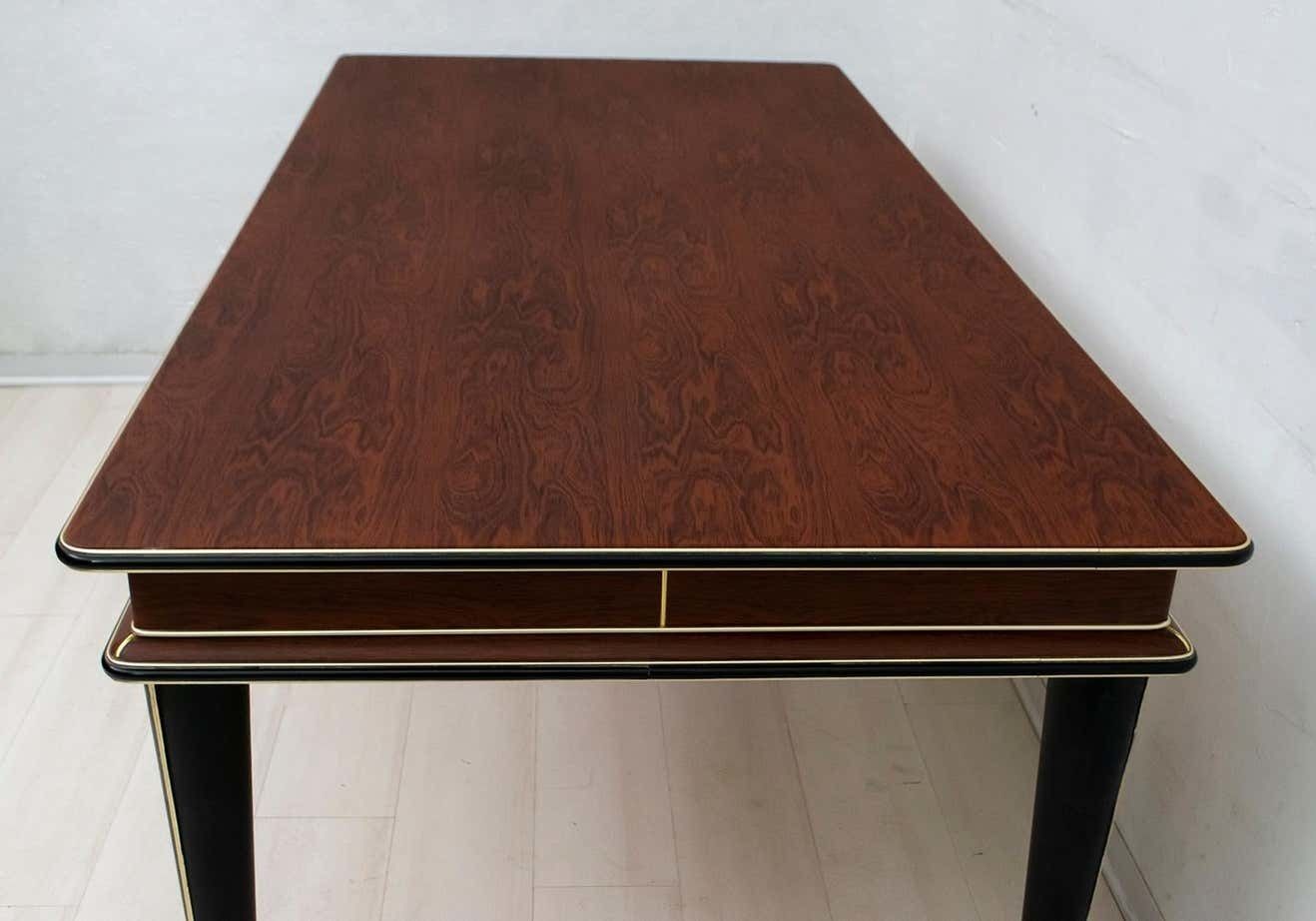 Umberto Mascagni For Harrods London Mid Century Modern Italian Dining Table, 50s photo vinterior