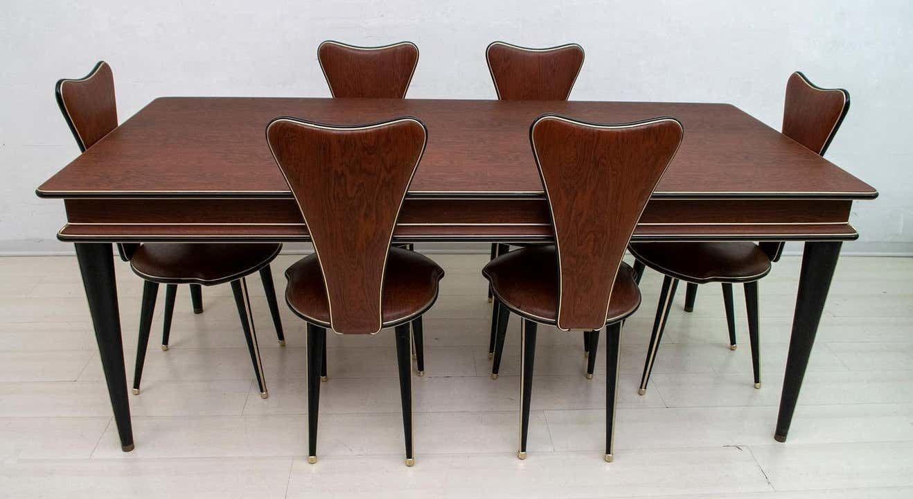 Umberto Mascagni For Harrods London Mid Century Modern Italian Dining Table, 50s photo buy