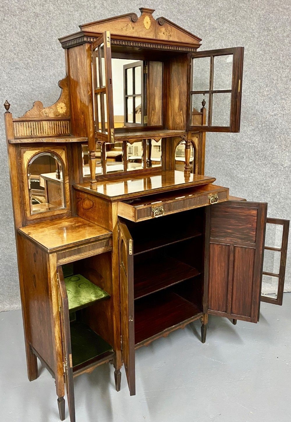 Good Inlaid Rosewood Side Cabinet photo buy
