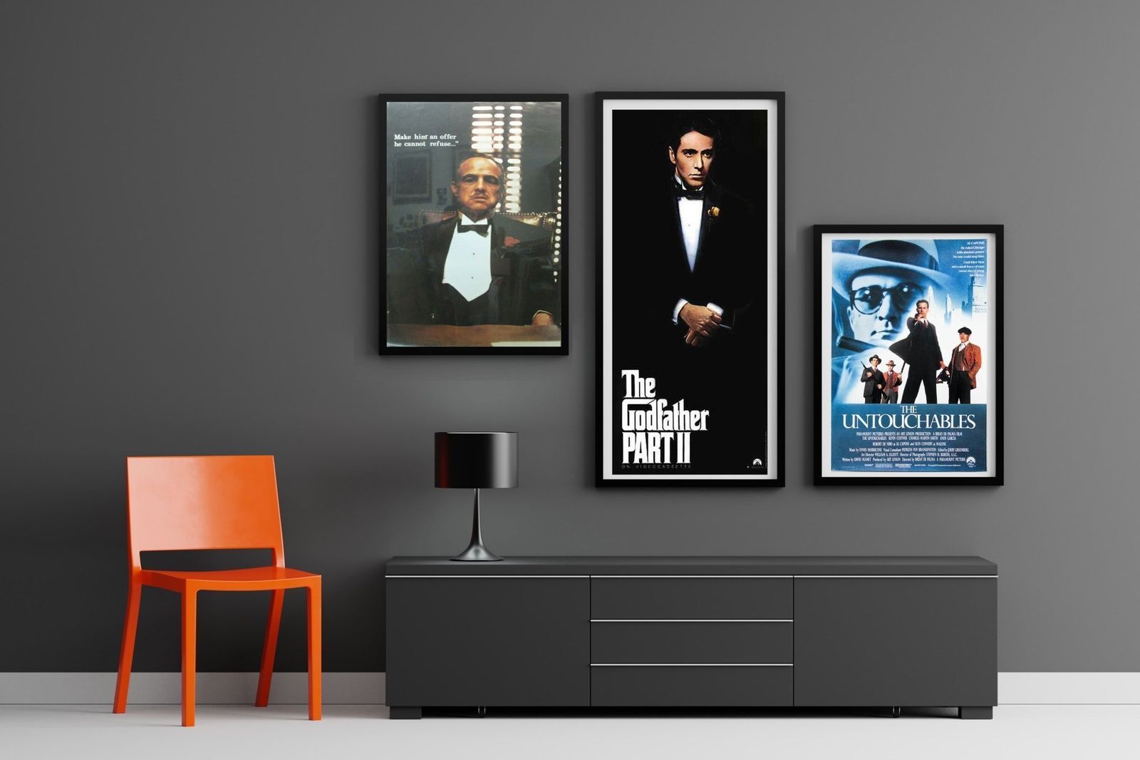The Untouchables 1987   Original Vintage Poster photo for sale