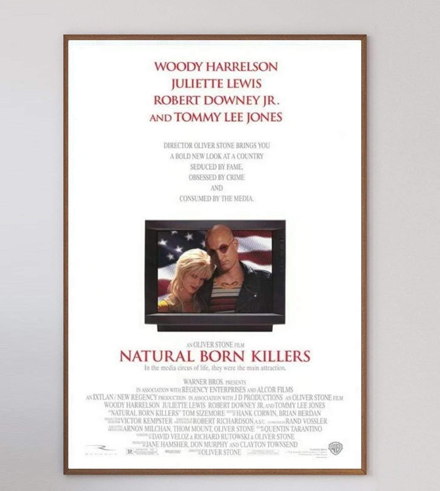 Natural Born Killers 1994   Original Vintage Poster photo furniture