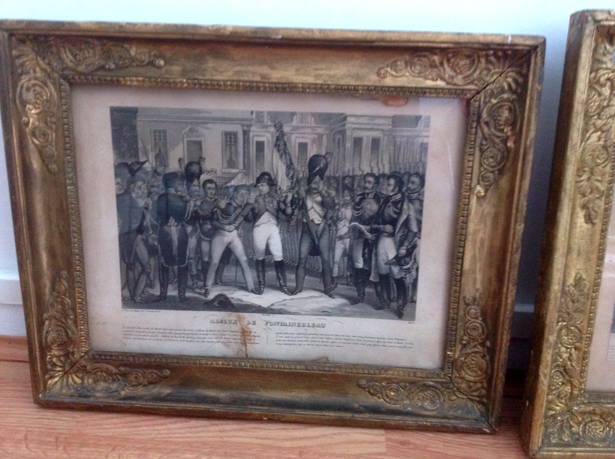 Two Framed Prints Of Napoleon