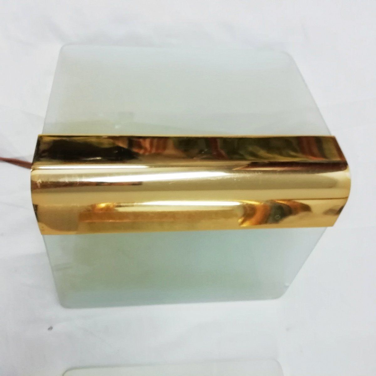 Metal And Glass Metalarte Sconces, 1970s. Set Of 2 photo buy