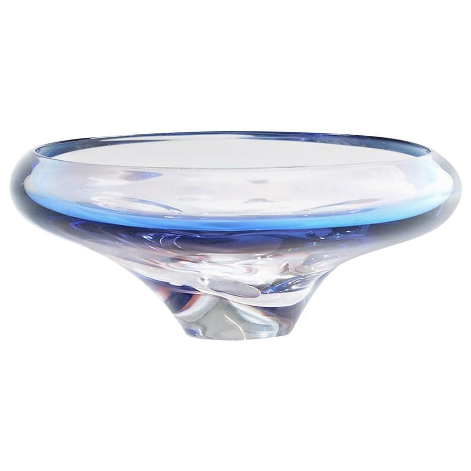 Vintage Round Art Glass Bowl By Frantisek Zemek, Czechoslovakia, Circa 1960 photo furniture