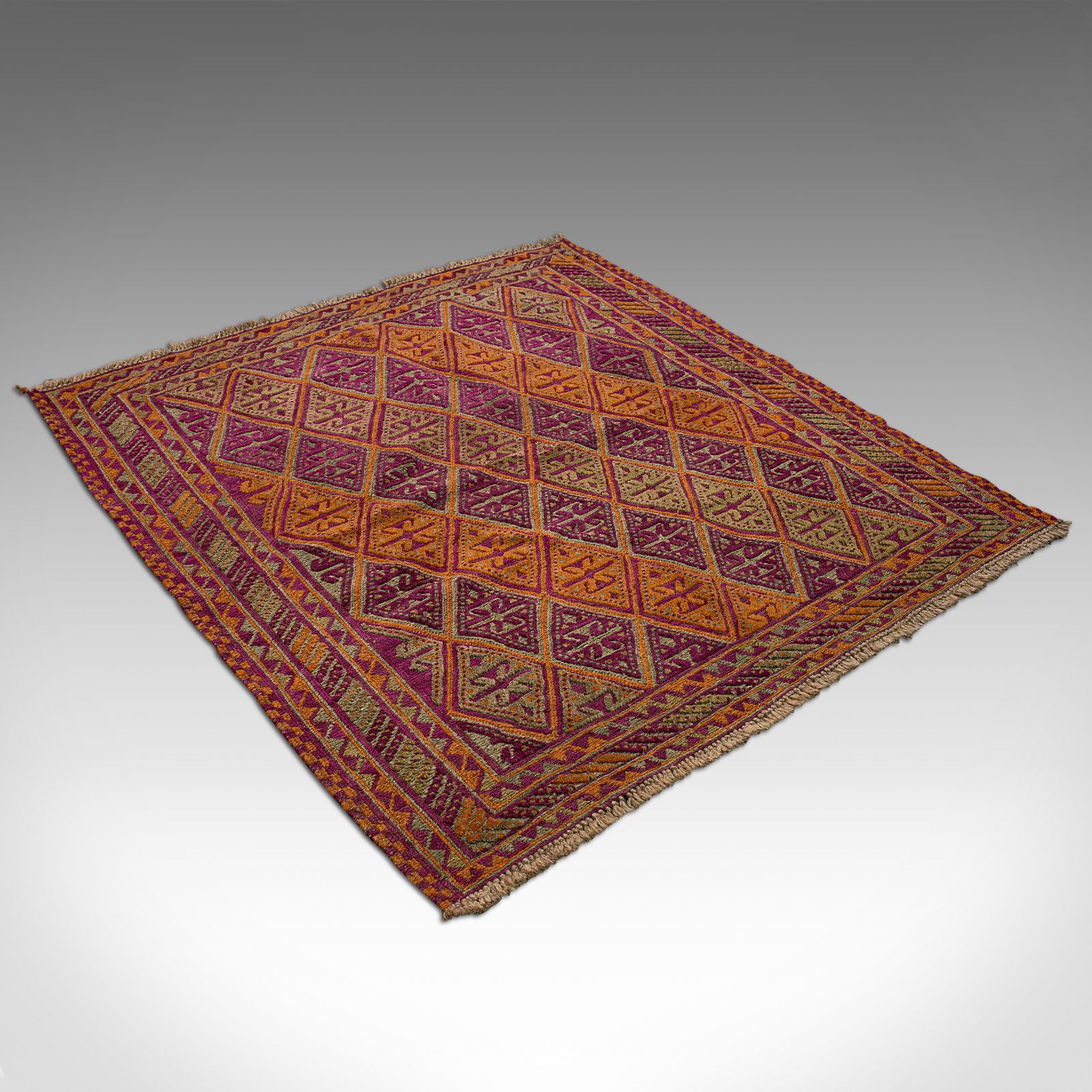 photo furniture Antique Gazak Rug, Middle Eastern, Nomadic, Tribal, Decorative Carpet, C1900
