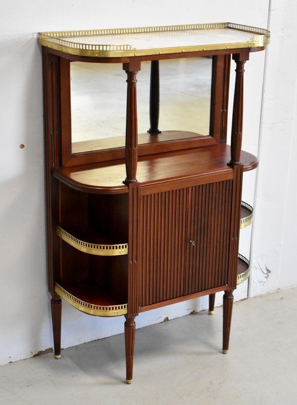 Small Entrance Furniture In Solid Mahogany, Louis XVI Style   1st Part 19th Century photo furniture