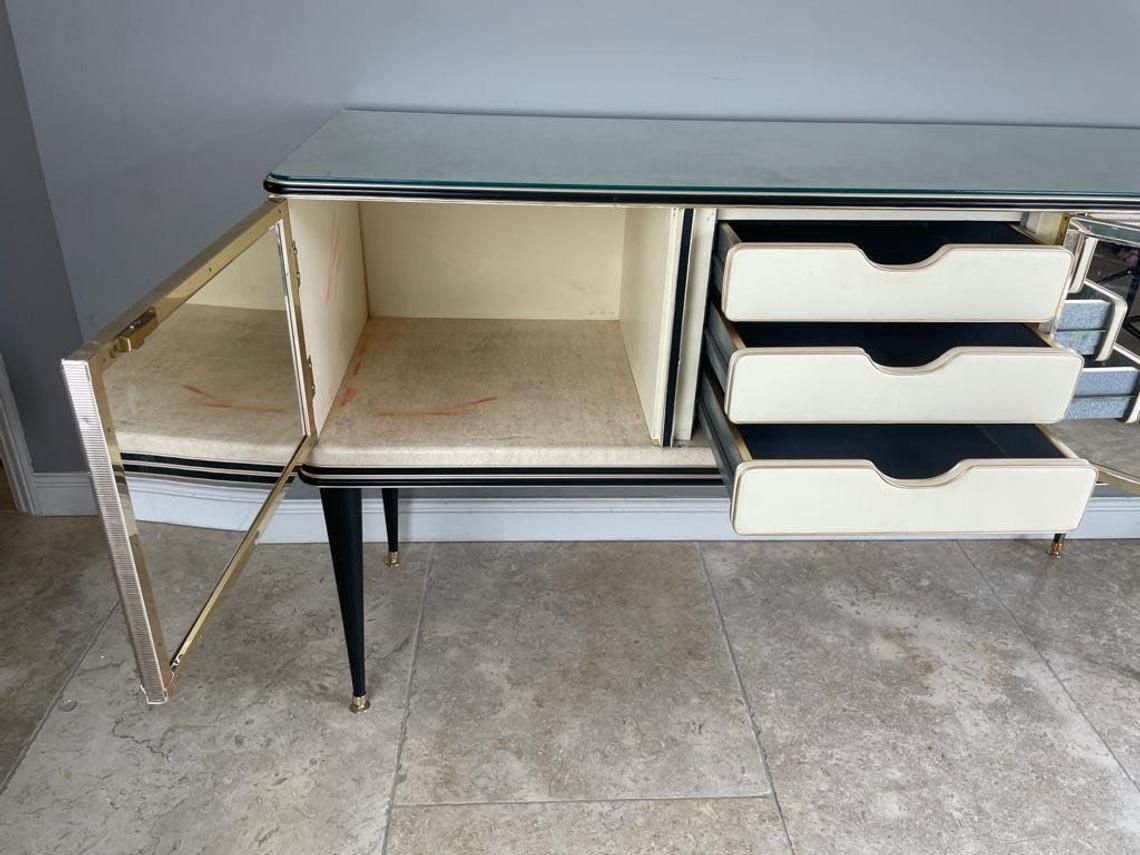 Umberto Mascagni Sideboard / Credenza By Umberto Mascagni Stylish Mid Century Modern 1950s Italian photo Furniture