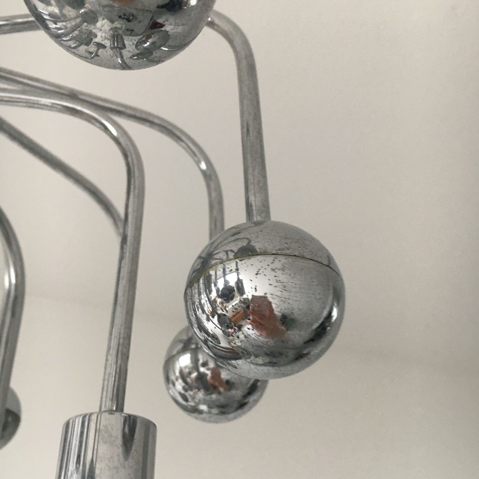 Space Age Jaren Zestig Design Sputnik Hanglamp, Ca. Jaren 1960 photo vinterior