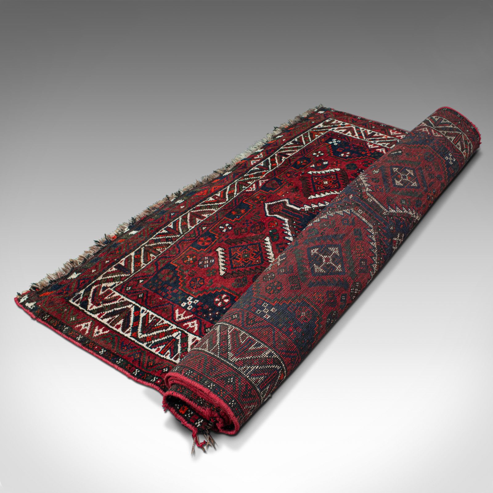 2450.0 Antique Turkoman Carpet, Caucasian, Hand Woven, Lounge, Hallway, Rug, Circa 1900 photo
