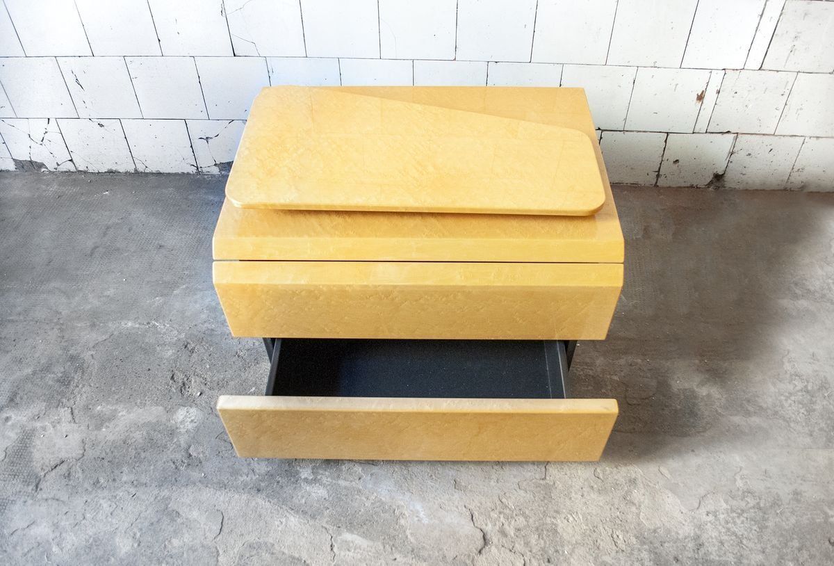 photo buy Maple Bedside Tables By Giovanniofferedi For Saporiti Italia, 1970s, Set Of 4