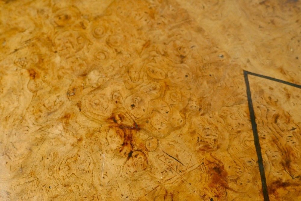 18th Century Georgian Bow Front Inlaid Burr Elm Dresser photo furniture