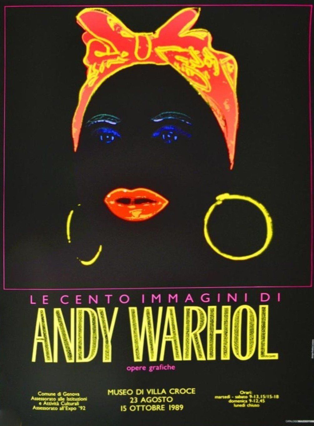 Andy Warhol Mammy The Hundred Images Original Vintage Poster
