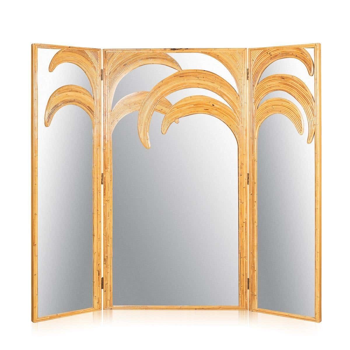 20th Century Italian Folding Mirror Screen 'Parma Series' Vivai Del Sud C1970