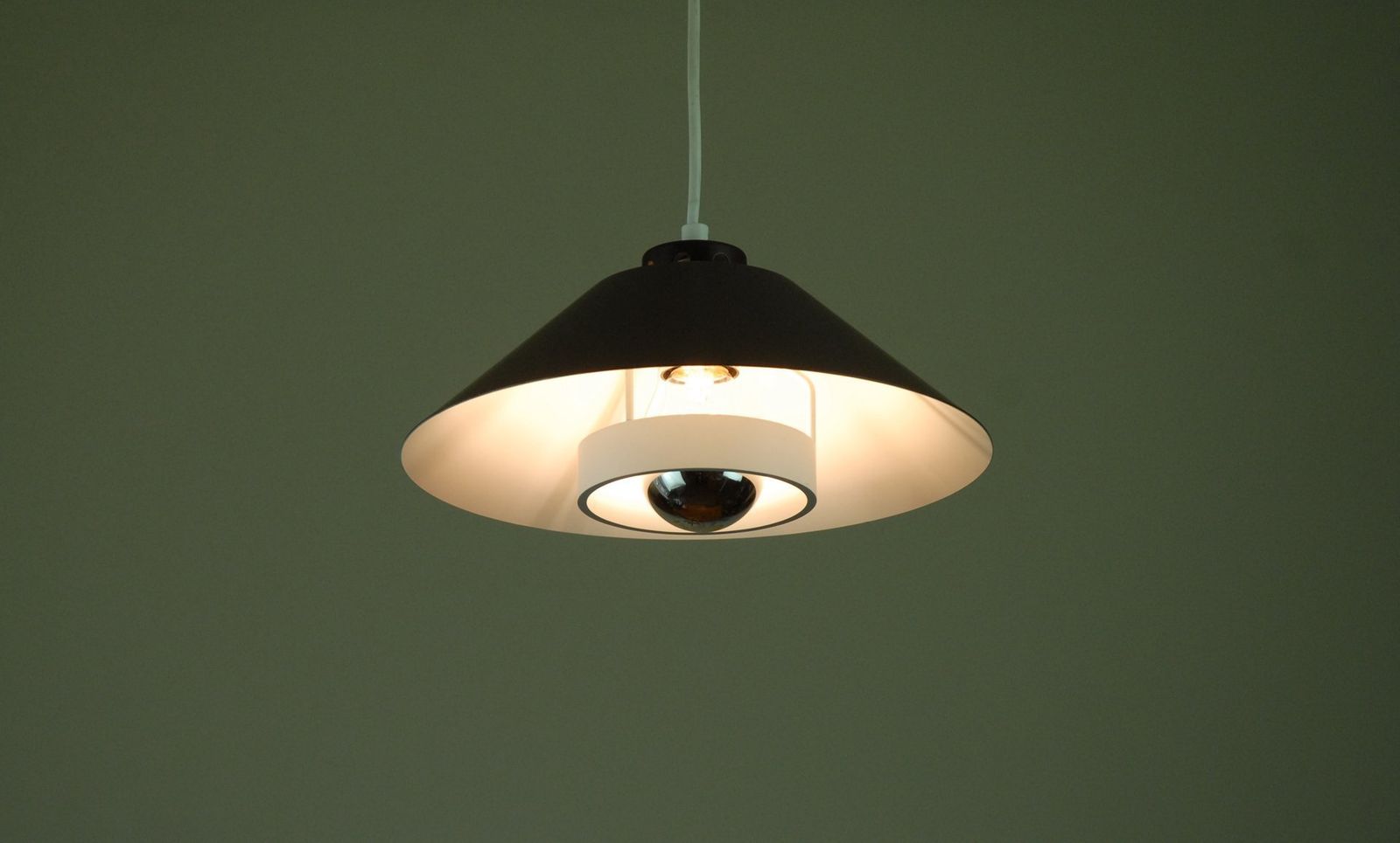 Danish Athene 1 Pendant Lamp By J. Raaschou Nielsen For Fog & Mørup, 1977 photo Lighting