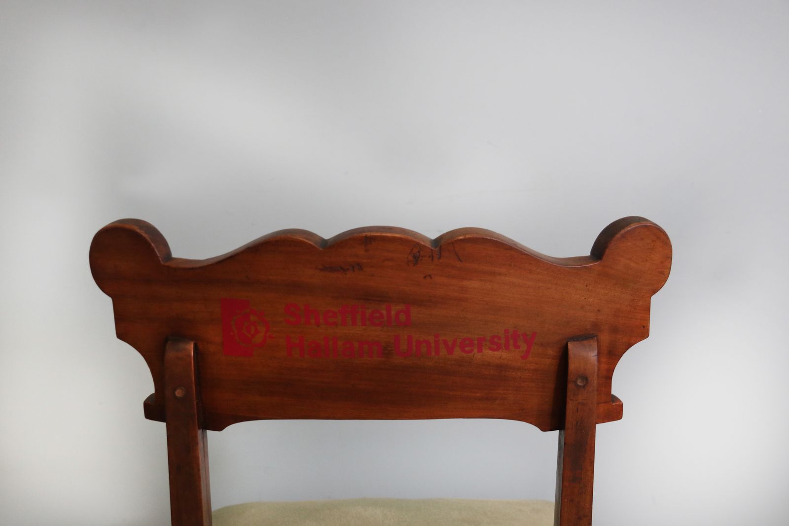 A Lovely Victorian Mahogany Bar Back Desk Chair   Logo Of Sheffield Hallam University photo 145.0