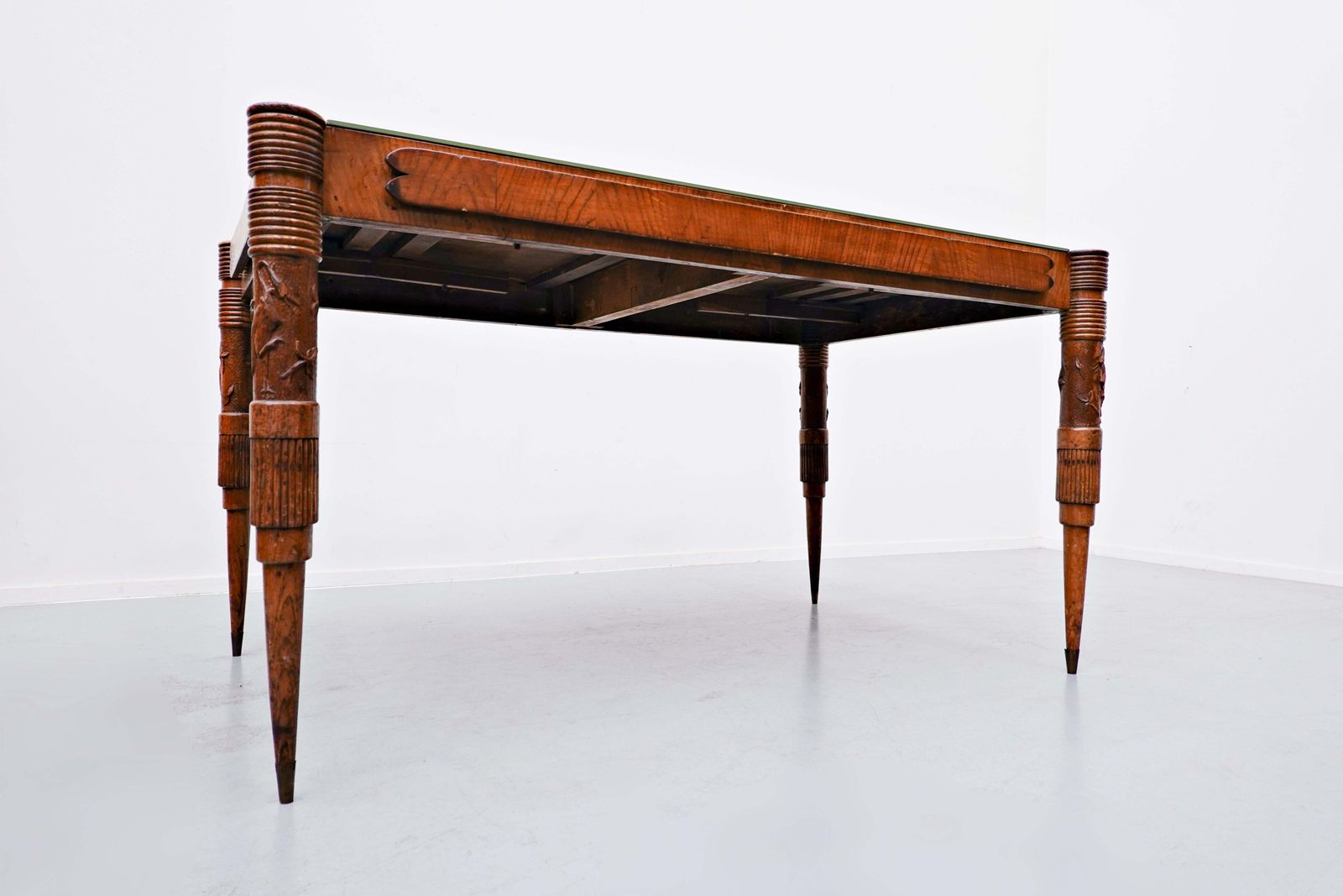 photo vinterior Italian Extendable Dining Table By Pier Luigi Colli, 1940s