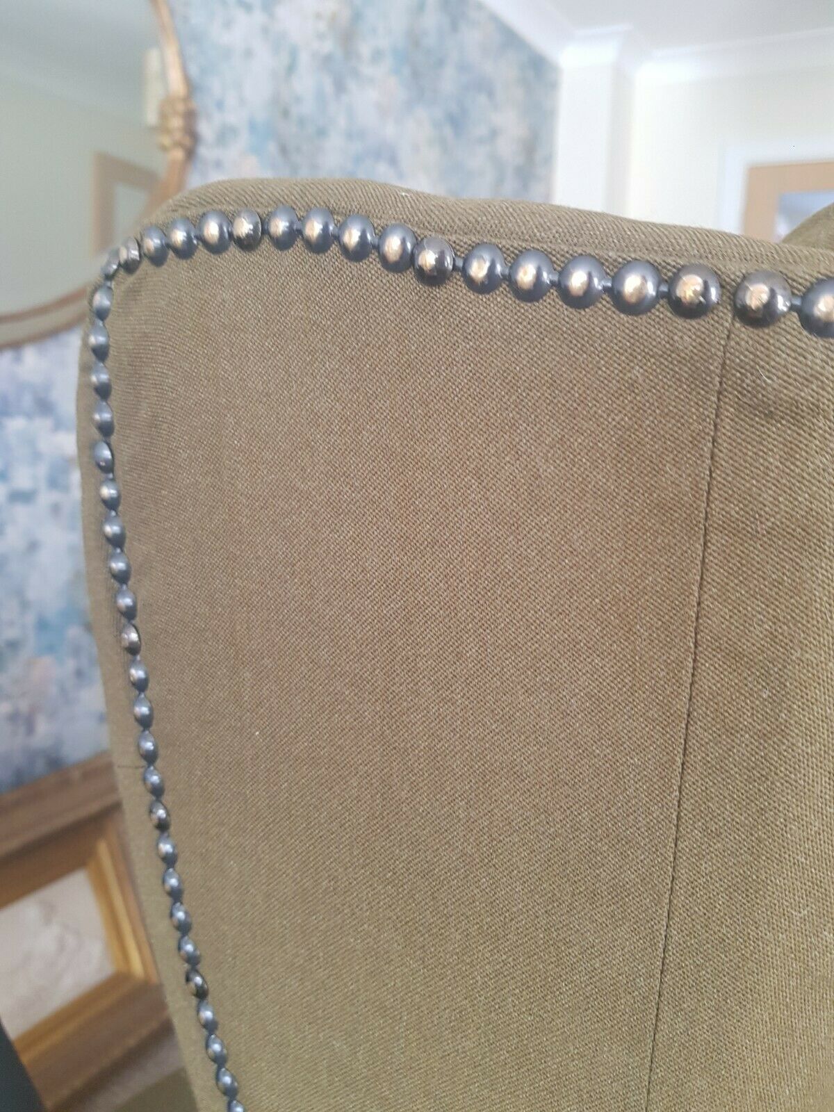 A Vintage Army Regimental Parker Knoll Upholstered Armchair Royal Artillery photo vintage