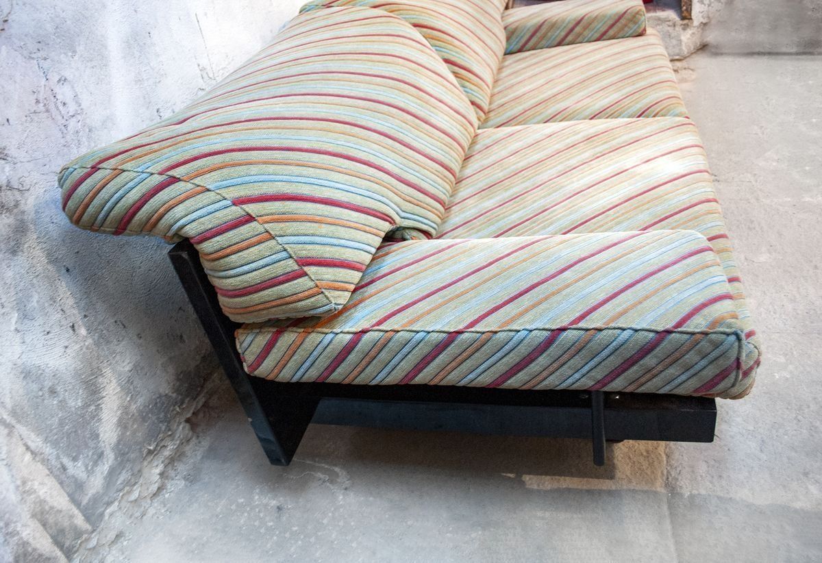 Italian Sofa With Missoni Fabric By Giovanniofferedi For Saporiti, 1970s photo vinterior