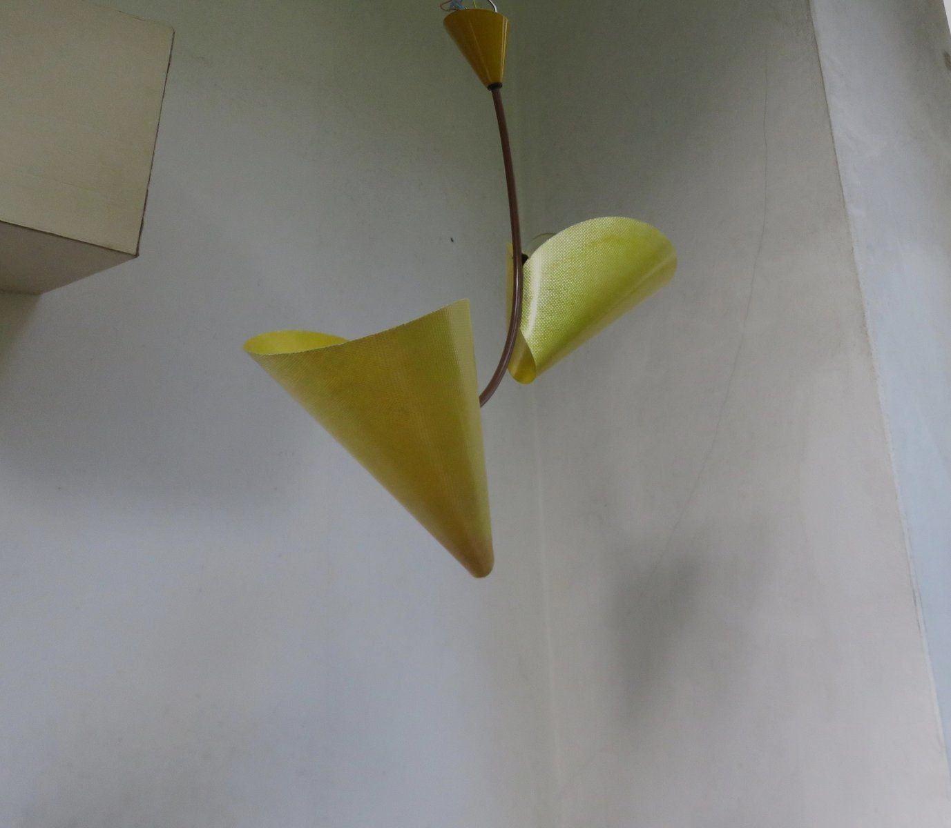 Model 1208 Fiberglass Ceiling Lamp By Josef Hurka For Napako, 1960s photo furniture