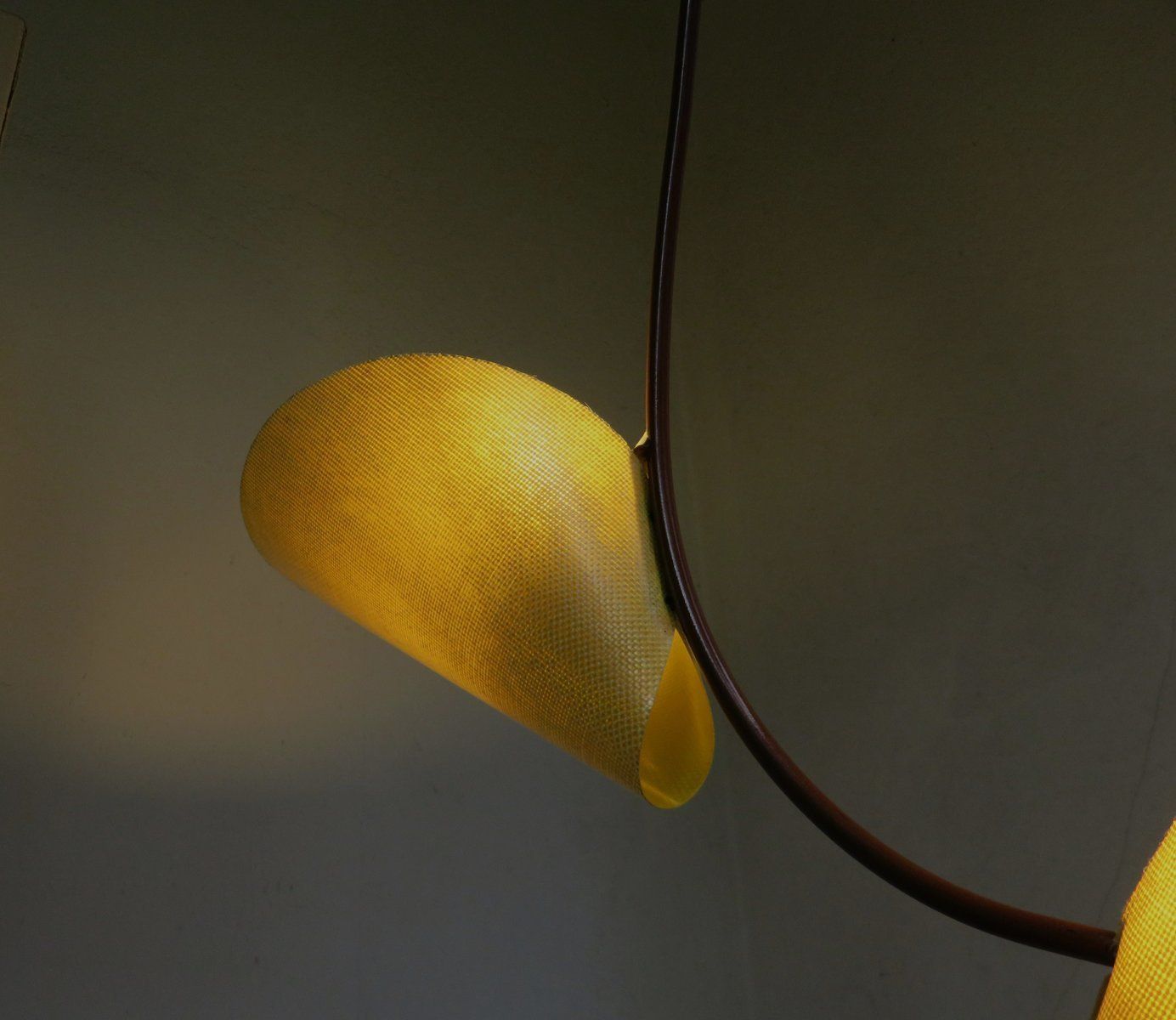 photo furniture Model 1208 Fiberglass Ceiling Lamp By Josef Hurka For Napako, 1960s
