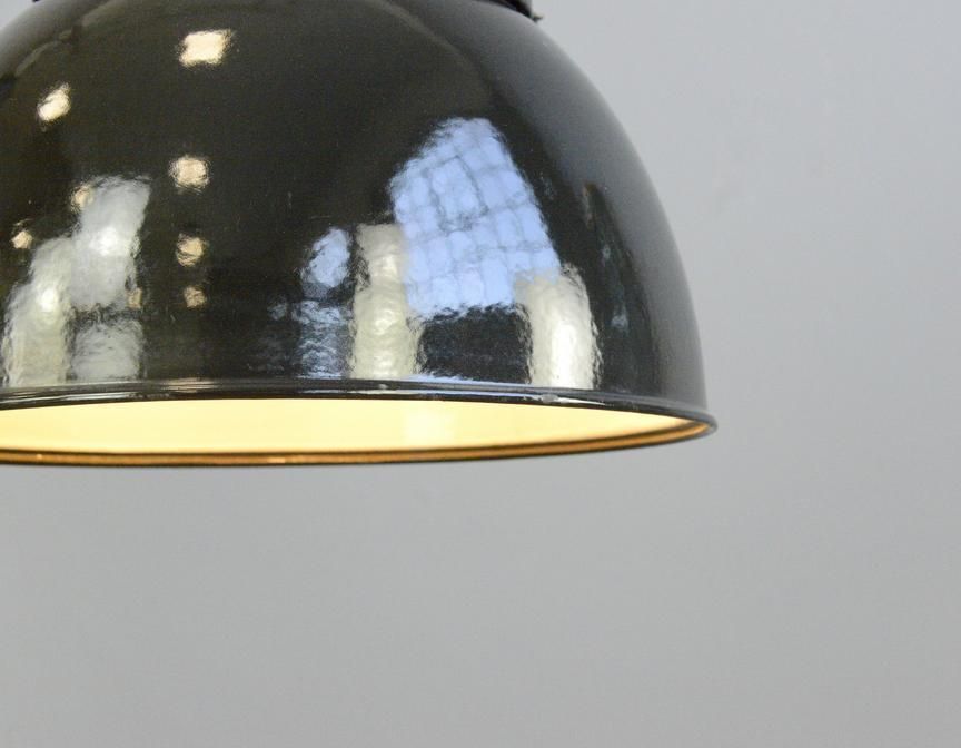 photo vinterior Model 530 Bauhaus Pendant Lights By Kandem Circa 1920s