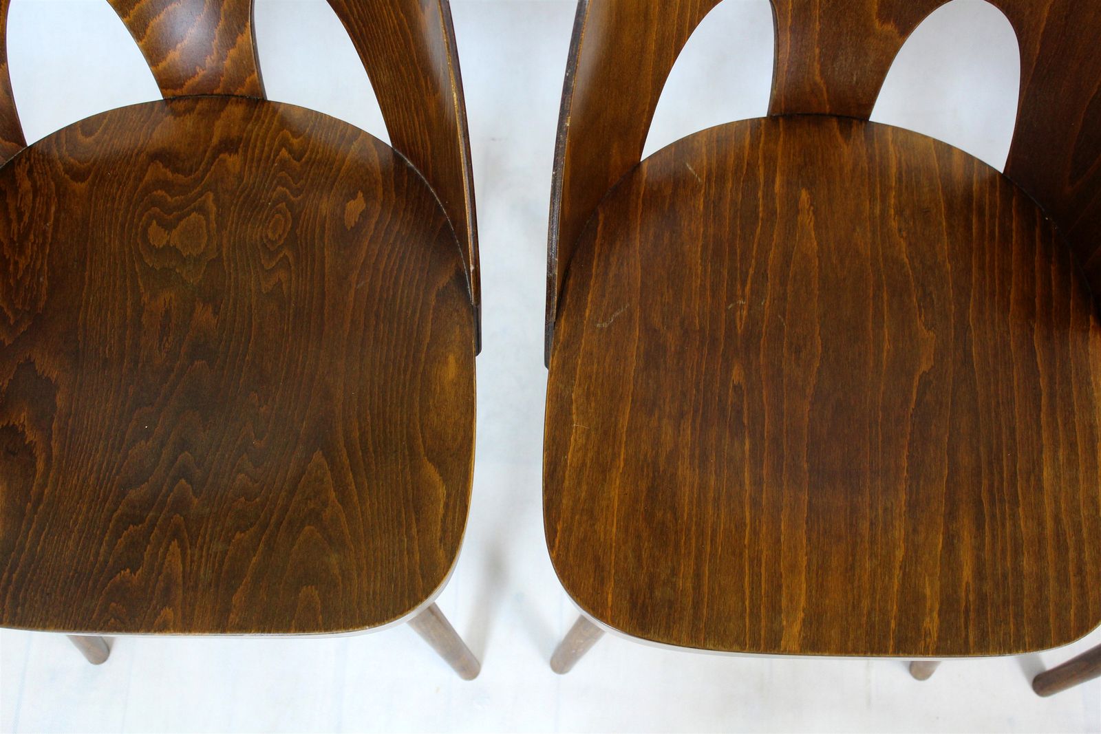 photo furniture Wooden Chairs By Oswald Haerdtl For Ton, 1950s, Set Of 4