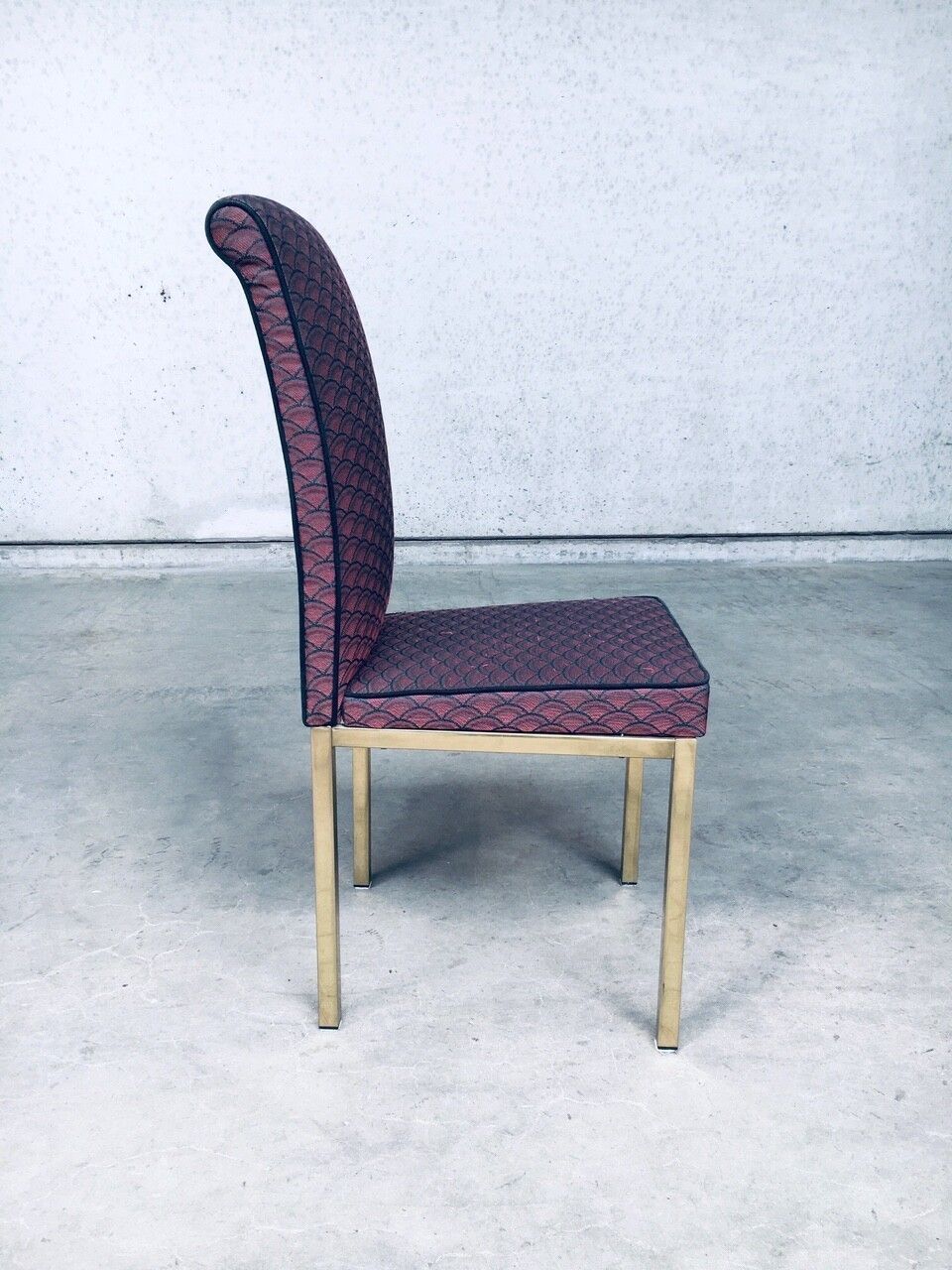 1984.0 1970s Hollywood Regency Style Design Dining Chair Set Of 6, Belgium photo