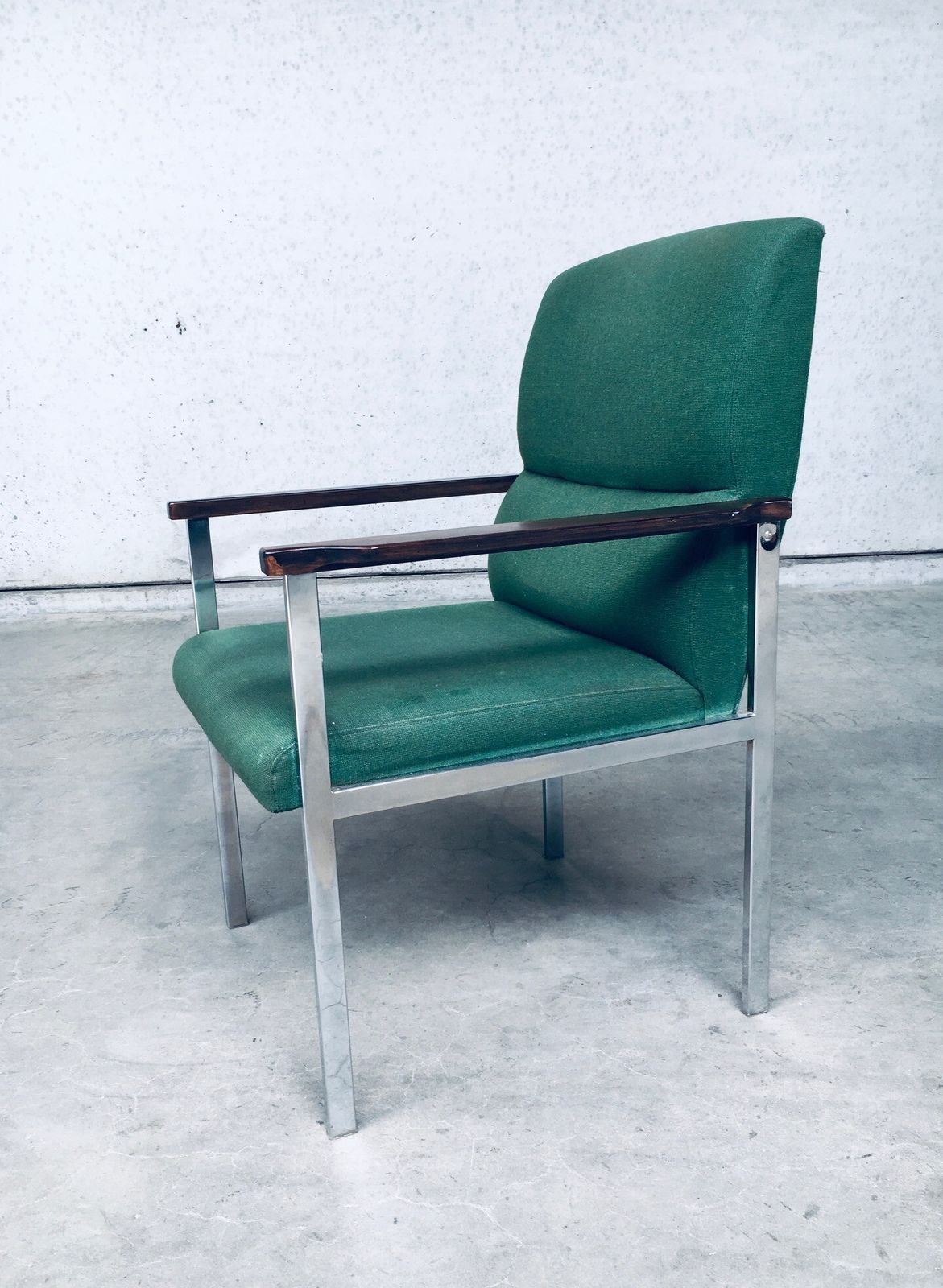 photo buy Midcentury Modern Design Pair Of Office Arm Chairs By Brune, Germany 1960s