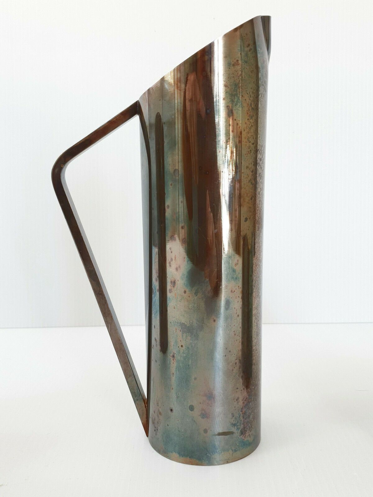 Suite Of 3 Vintage Pitchers 1970 In Silver Metal Design 70s 1970s France photo furniture