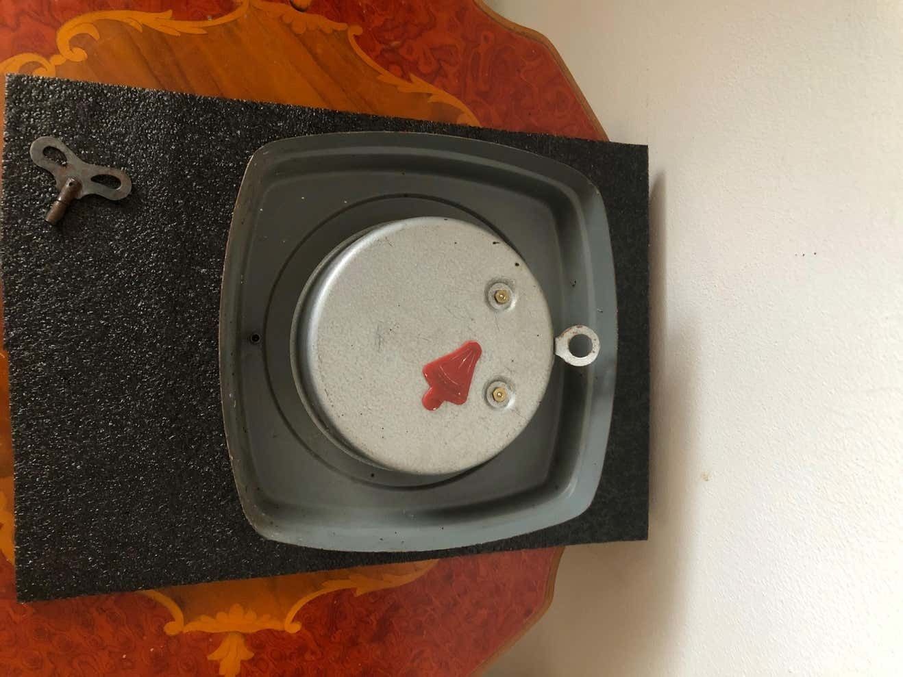 256.0 Indian Hes Wall Clock In Heavy Metal Case photo