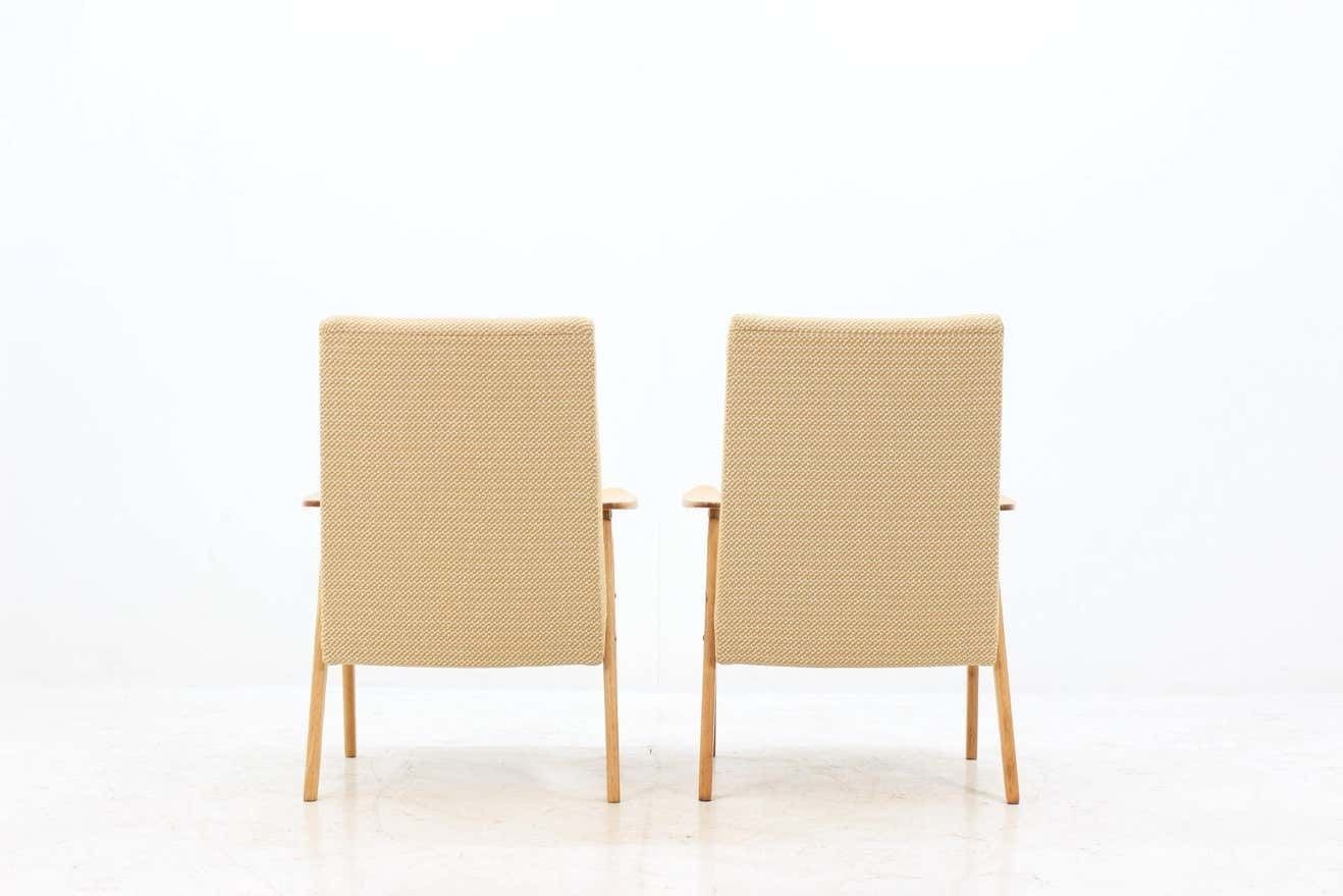 Set Of Two Lounge Chair By Jaroslav šmídek For Jitona, 1960s photo 1115.0