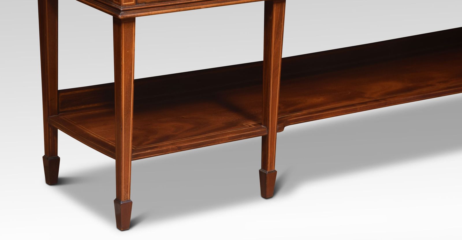 Mahogany Inlaid Display Cabinet By Maple And Co photo Furniture