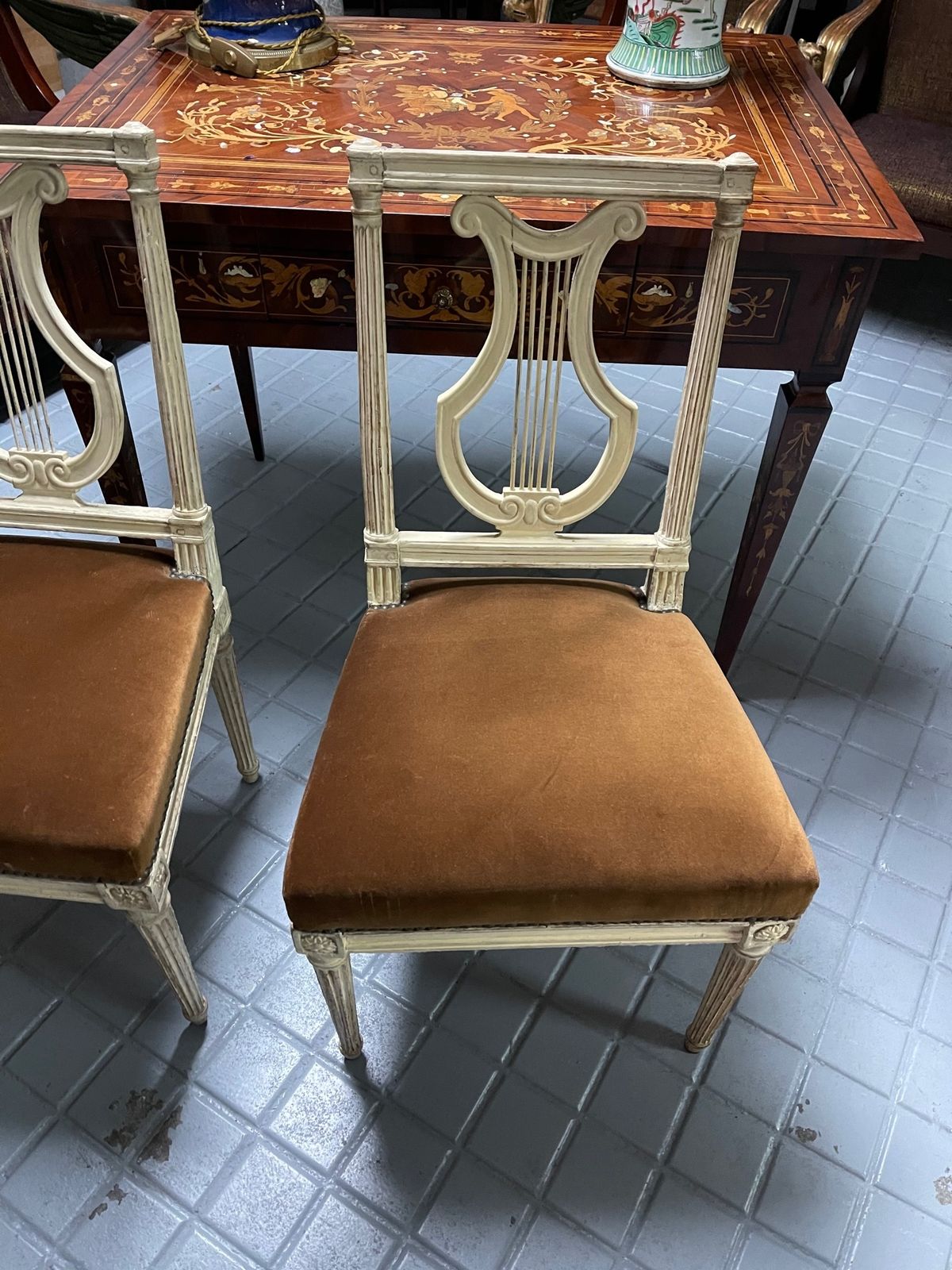 Antique Louis XVI Period Chairs, 1790, Set Of 8 photo furniture