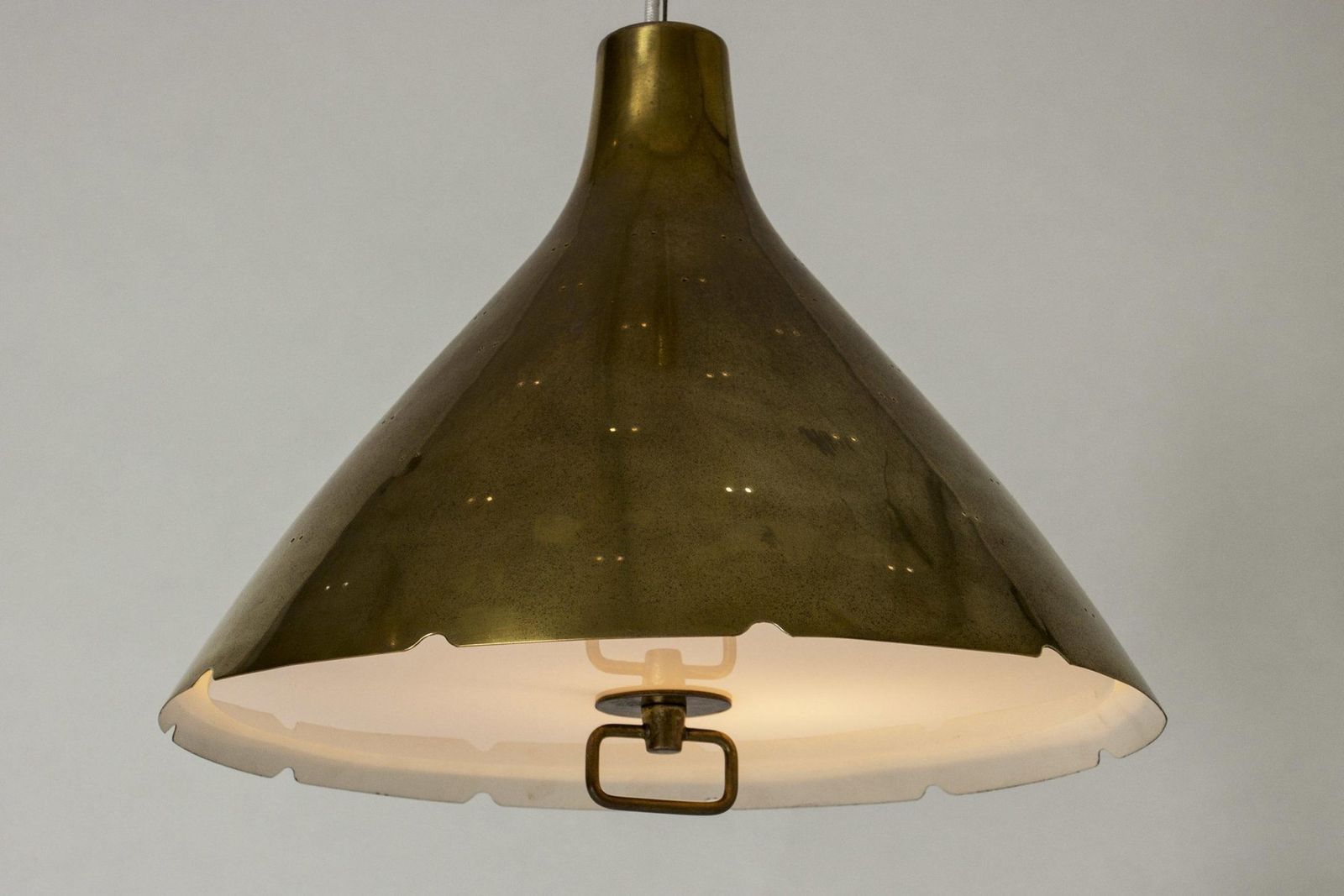 Messing Plafondlamp Van Paavo Tynell photo 9840.0
