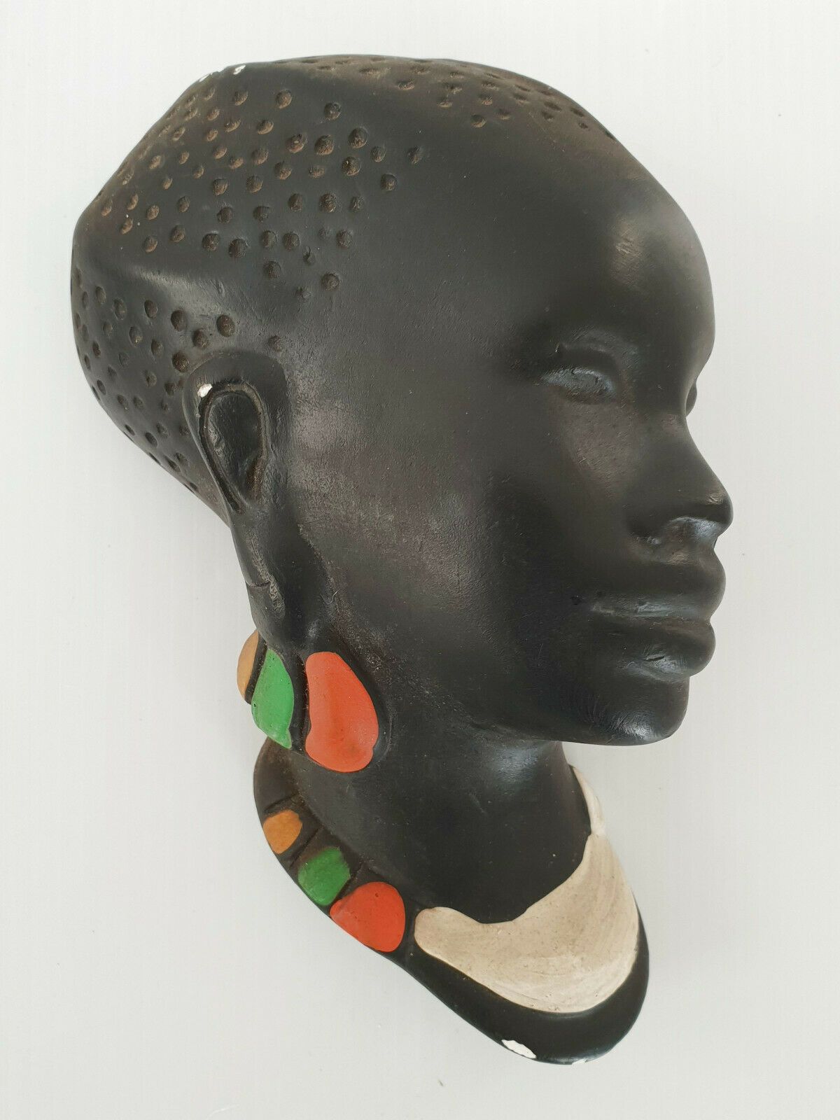 Set Of 2 Wall Decorations African Plaster 1950 Vintage Rockabilly 50s photo Home Decor