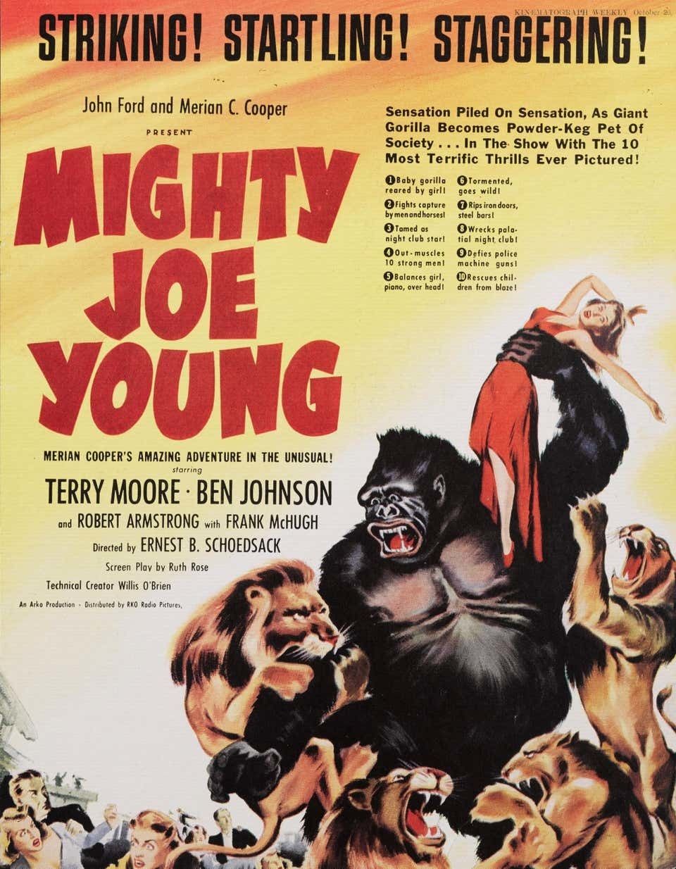 Mighty Joe Young, 1940s, Paper photo for sale