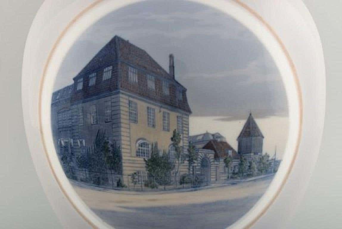 Arthur Boesen For Royal Copenhagen, Large Unique Vase In Hand Painted Porcelain photo Home Decor