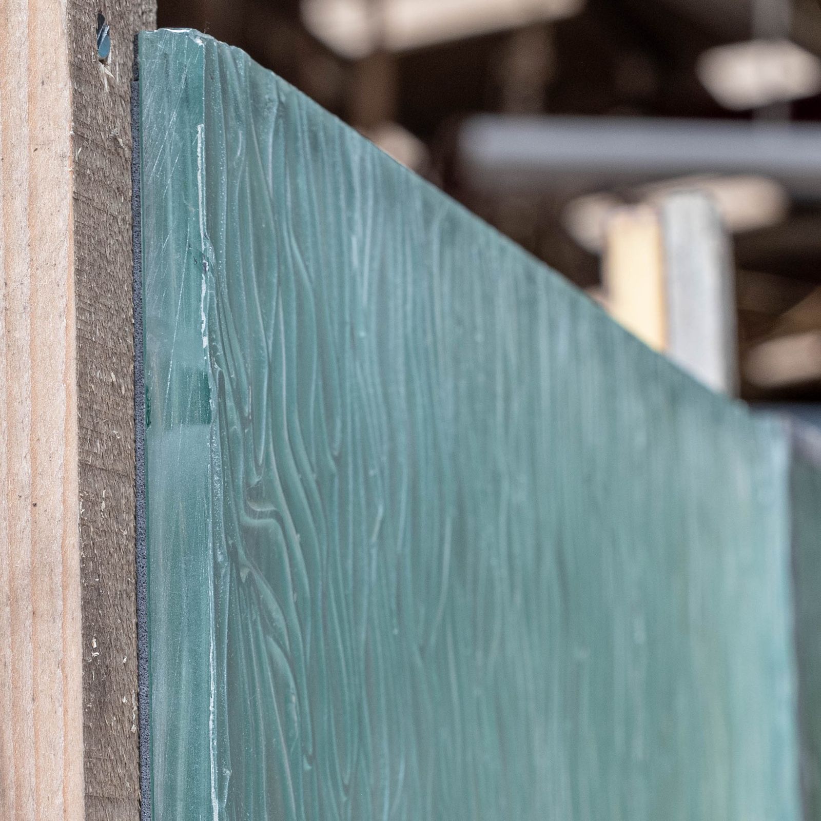 Spectacular Green Glass Panels Reclaimed From Central London Headquarters photo Home Decor
