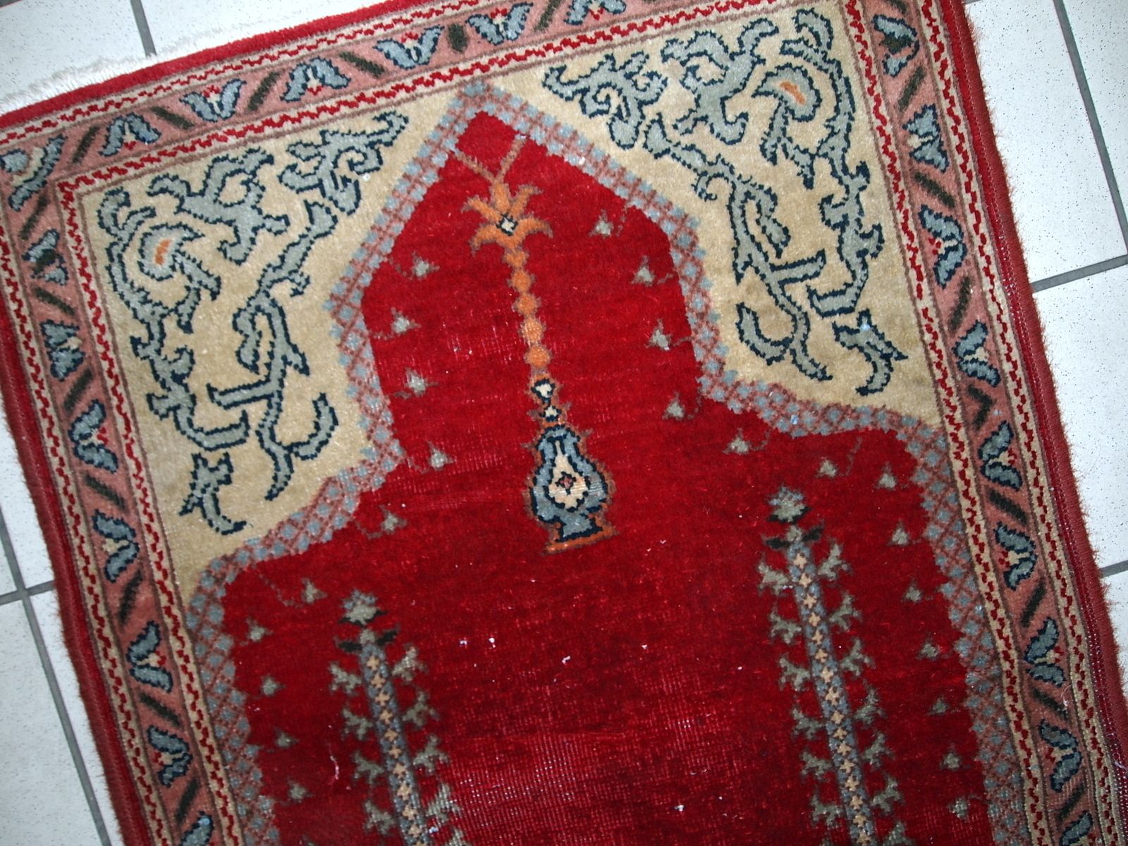 Vintage Handmade Turkish Konya Rug, 1920s photo Textiles