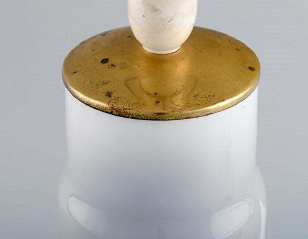 Royal Copenhagen Table Lamp In Hand Painted Porcelain With Floral Motifs, 1920s photo Lighting